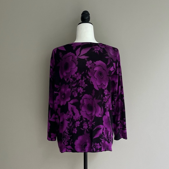 Precis petite black and purple cardigan - Picture 5 of 7